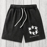 Tokyosol Leisure Cats Japanese Washed Shorts