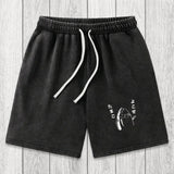 Tokyosol Give Me Egg Japanese Fish Washed Shorts