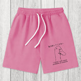 Tokyosol Stupid Goose Funny Washed Shorts