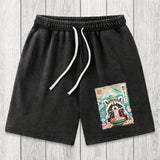 Tokyosol Please Give Raccoon A Discount Washed Short