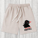 Tokyosol Japanese Fortune Cat Washed Shorts