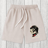 Tokyosol Chinese Spirit Cat Washed Shorts