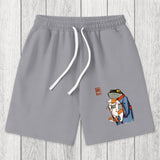 Tokyosol The Frog Holds The Cat Washed Shorts