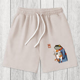 Tokyosol The Frog Holds The Cat Washed Shorts