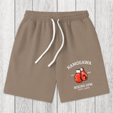 Tokyosol Retro Boxing Gloves Manga Anime Washed Shorts