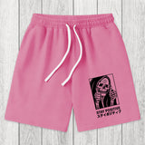 Tokyosol Stay Positive Skeleton Washed Shorts