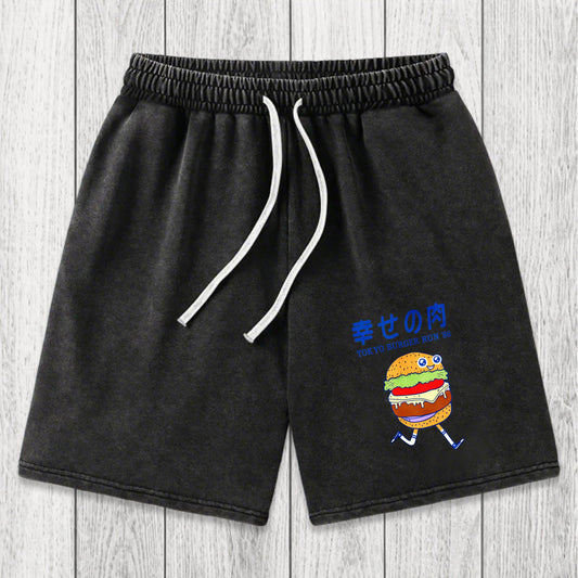 Tokyosol Tokyo Burger Run Japanese Washed Shorts