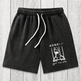 Tokyosol Got Too Silly Washed Shorts