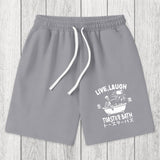 Tokyosol Funny Electric Shock Skeleton Washed Shorts