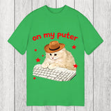 Tokyosol Funny Cat Meme On My Puter Classic T-Shirt
