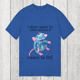 Tokyosol I Don't Want To Cook Anymore I Want To Die Rat Classic T-Shirt