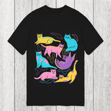 Tokyosol Colourful Cats Classic T-Shirt