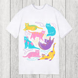 Tokyosol Colourful Cats Classic T-Shirt