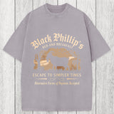 Tokyosol Black Phillip Bed & Breakfast Washed T-Shirt