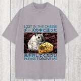 Tokyosol Lost in Cheese Japanese Rat Washed T-Shirt