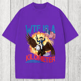 Tokyosol WTF Is A Kilometer Funny Washed T-Shirt