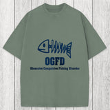 Tokyosol OCFD Funny Fishing Washed T-Shirt