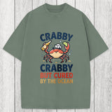 Tokyosol Crabby But Cured By The Ocean Washed T-Shirt
