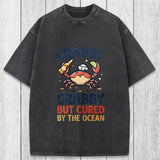 Tokyosol Crabby But Cured By The Ocean Washed T-Shirt