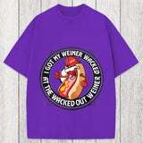 Tokyosol The Wacked Out Weiner I Got My Weiner Wacked Washed T-Shirt