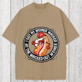 Tokyosol The Wacked Out Weiner I Got My Weiner Wacked Washed T-Shirt