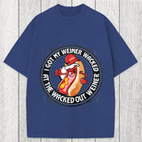 Tokyosol The Wacked Out Weiner I Got My Weiner Wacked Washed T-Shirt