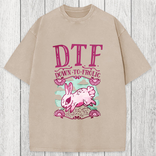Tokyosol DTF Down To Frolic Washed T-Shirt