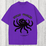 Tokyosol STAY WEIRD Catopus Washed T-Shirt