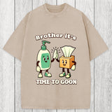 Tokyosol Funny Goon Squad Cleaning Products Meme Washed T-Shirt