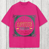 Tokyosol Genuine Antique Person Funny Slogan Washed T-Shirt