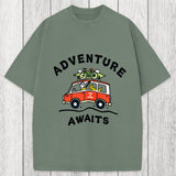 Tokyosol Adventure Awaits Washed T-Shirt