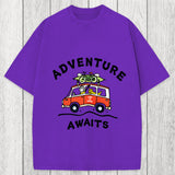 Tokyosol Adventure Awaits Washed T-Shirt