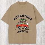 Tokyosol Adventure Awaits Washed T-Shirt