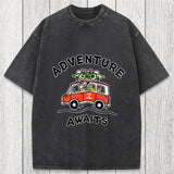 Tokyosol Adventure Awaits Washed T-Shirt