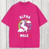 Tokyosol Alpha Male Energy Unicorn Washed T-Shirt