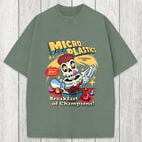 Tokyosol Microplastics Skeleton Meme Washed T-Shirt