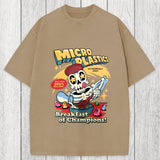 Tokyosol Microplastics Skeleton Meme Washed T-Shirt
