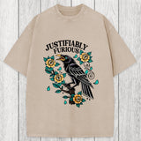 Tokyosol Justifiably Furious Washed T-Shirt