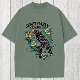 Tokyosol Justifiably Furious Washed T-Shirt