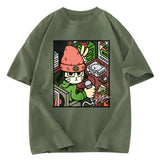 Tokyosol Rapper Cat Fleece Lined T-Shirt