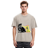 Tokyosol Cat Shoots Death Rays Graphic Print T-shirt