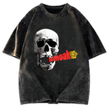 Tokyosol Smoke Flame Hiphop Washed T-Shirt