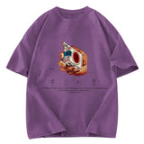 Tokyosol Vintage Lucky Strike Smoking Kills Boxy Washed T-Shirt