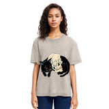 Tokyosol Neko Skull Washed T-Shirt