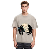 Tokyosol Neko Skull Washed T-Shirt