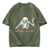 Tokyosol Can't Talk In Hell Washed T-Shirt