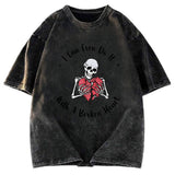 Tokyosol I Can Even Do It With A Broken Heart Washed T-Shirt