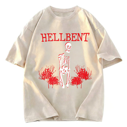 Tokyosol Hellbent Skeleton Washed T-Shirt