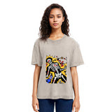Tokyosol Skeleton Struck By Lightning Washed T-Shirt