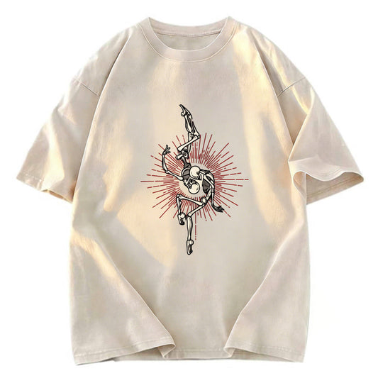 Tokyosol Skeleton Accompany Washed T-Shirt